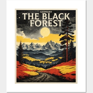 The Black Forest Germany Tourism Vintage Retro Posters and Art